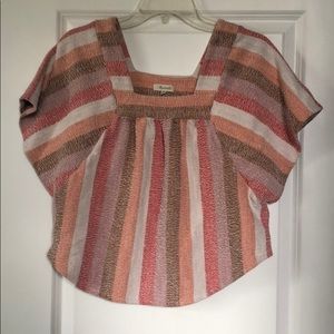 Madewell flowy striped top